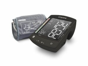 emporia Bluetooth-Oberarm-Blutdruckmessgerät schwarz Pulsmessung EKG kabellos