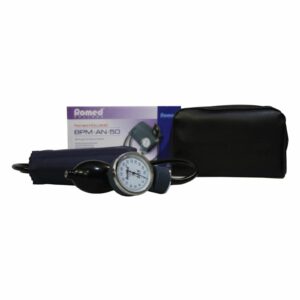 Romed Blutdruckmessgerät aneroid Sphygmomanometer mit Tasche