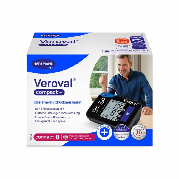 Veroval® compact + Oberarm-Blutdruckmessgerät BPU 26