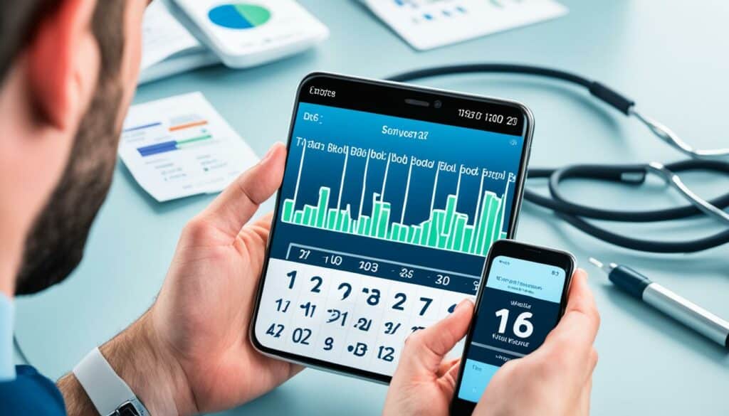 Blutdrucktracking mit Apps